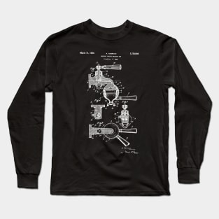 Express coffee machine patent / Express coffee machine Patent Illustration Long Sleeve T-Shirt